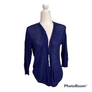 Fever Women’s Open Front Light Weight Open-Front Cardigan Size M